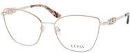 Guess GU 50316 Korrektionsbrille, Cat Eye, Metall, beige, gold, Damen - Bild 1