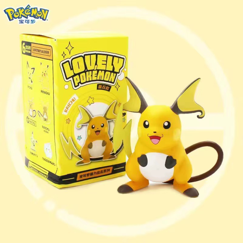 LANGBOWANG Pokémon Figurenset Pikachu Raichu Pichu Mimikyu Pawmi Tandemaus, Actionfiguren, Set / Bundle - Bild 2