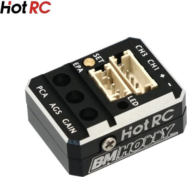 HotRC F11 Mini RC Gyroskop-Stabilisator, CNC Metallgehäuse - Bild 1