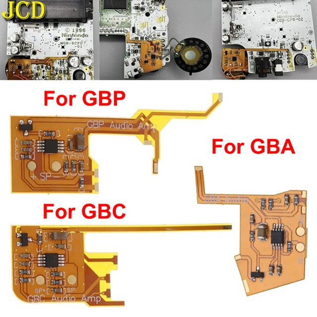 JCD Low Power Digital Volume Verstärker Modul für Gameboy Advance Color, Pocket, GBA, GBC und GBP zur Sound-Verstärkung - Bild 1