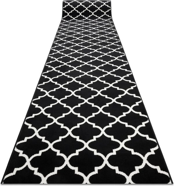 RugsX Läufer Bcf Morad VG16660 Schwarz, B/H: 80 x 530 cm - Bild 1