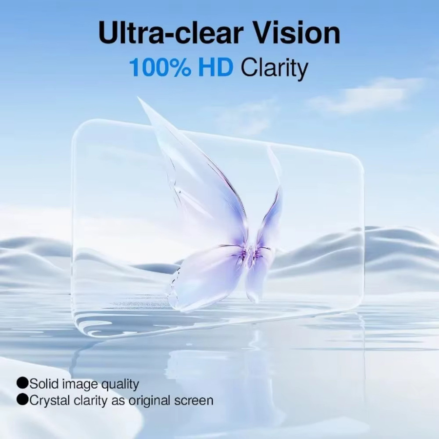 DIXSG 3er-Set Hochtransparentes Panzerglas als vollflächiger Displayschutz für iPhone 17 16 15 14 13 12 11 Pro Max Plus Mini XR XS - Bild 3