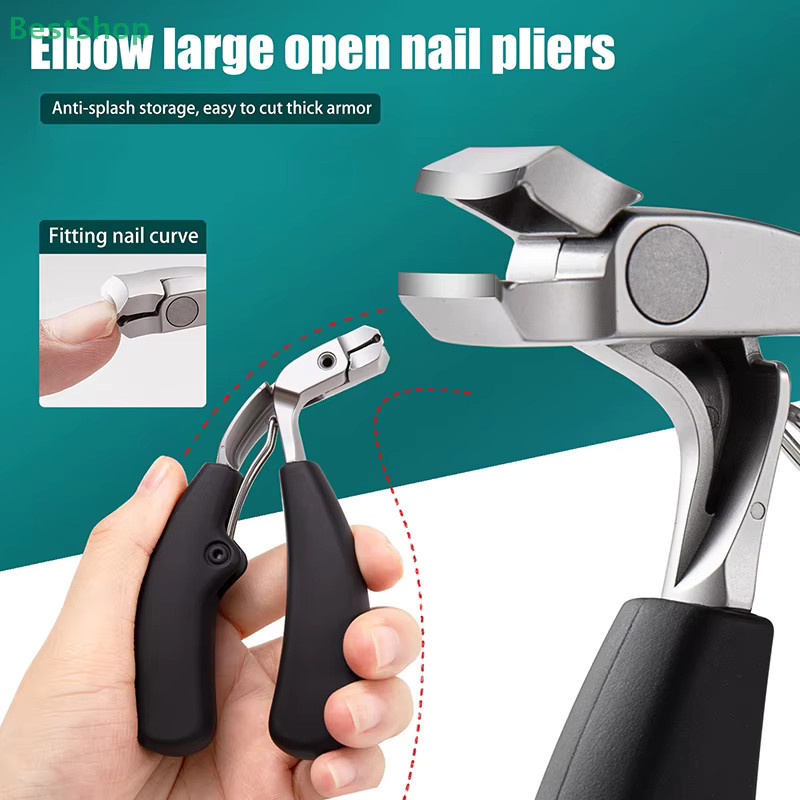 HNKMP Nagelknipser, Schwarz, für Füße - Bild 3