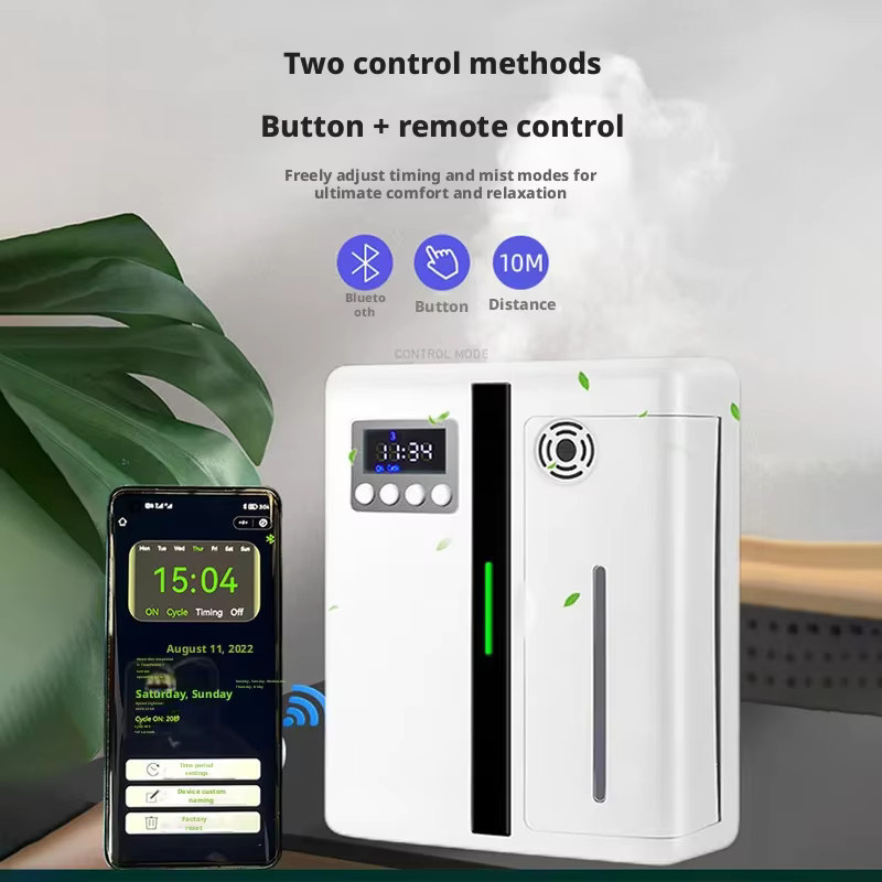 iDiffuser Kommerzieller Aroma-Diffusor mit Bluetooth-Steuerung für Hotels und Innenräume in Schwarz oder Weiß - Bild 3