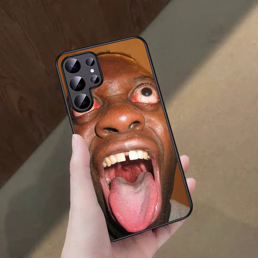 Lustige Handyhülle mit Hässlichem Mann-Motiv für Samsung Galaxy S24 FE, S25 Ultra und weitere Modelle, Multicolour - Bild 2