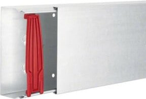 Hager Kabelkanal LFS6015009016 in Weiß, B/H: 150 x 60 mm, Länge: 2000 mm - Bild 1
