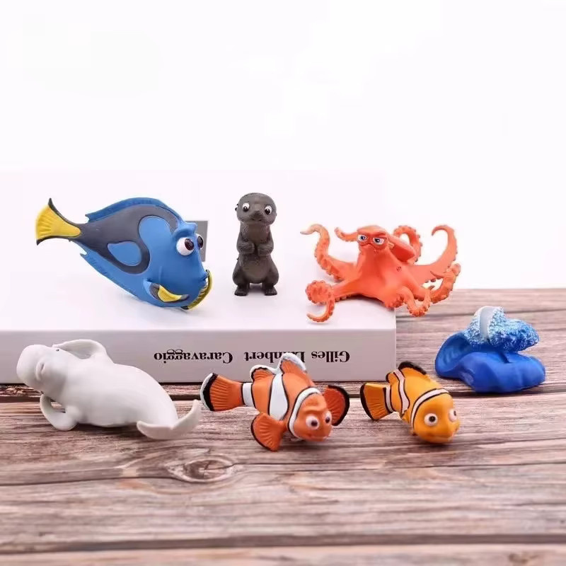 DSN Disney Findet Nemo Dory Clownfisch, Actionfiguren, 6-teiliges Set - Bild 2