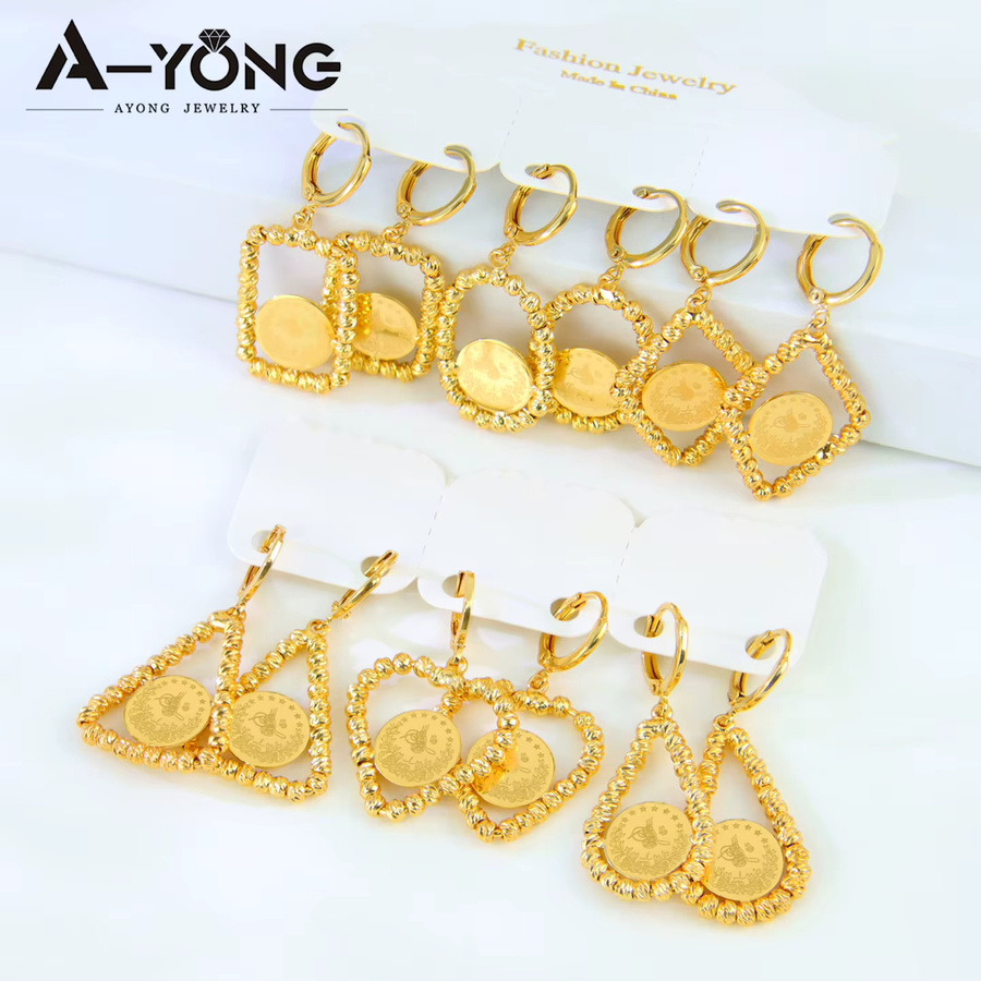 A-YONG AYONG JEWELRY Ohrringe, Gold, Vintage, Damen - Bild 2