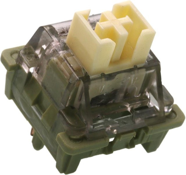 LEOBOG Rocklee Linearer Schalter Green 26g Vorgeschmiert 5-Pin Hot-Swap POM-Stift für MX Mechanische Tastaturen - Bild 1