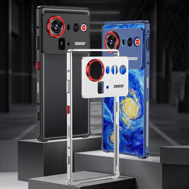 ZTE Nubia Z80 Ultra 5G Schutzhülle aus Aluminiumlegierung mit Kühlfunktion in Schwarz - Bild 1