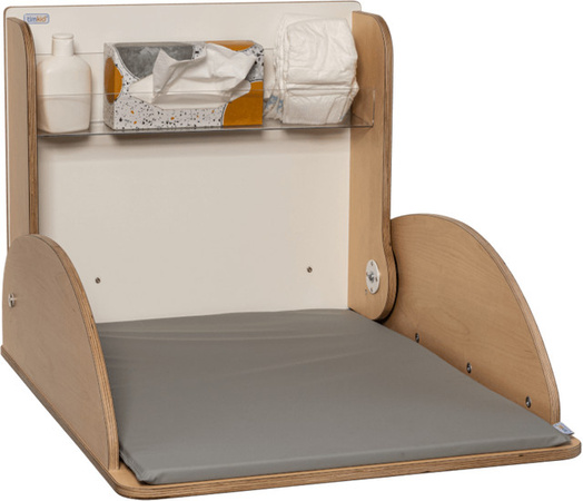 timkid Wandwickeltisch KawaSimplex in Buche, B/T/H: 58,3 x 76,2 x 76,2 cm