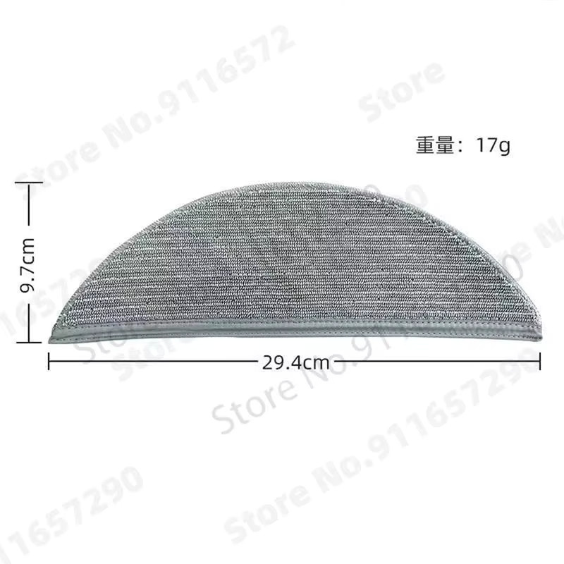 QIXIAO Ersatzteil-Set für XiaoMi Mijia Lydsto R1 R1A Roboter-Staubsauger mit Hauptbürste, HEPA-Filter, Seitenbürsten, Staubbeuteln und Wischtüchern - Bild 2
