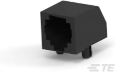 TE Connectivity Standard Modular Jack 5555165-5 Schwarz - Bild 1