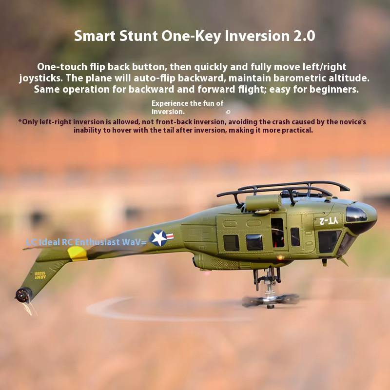 Yuxiang UH1 Huey F07 ferngesteuerter Hubschrauber, 3D-Stunt-Hubschrauber - Bild 3