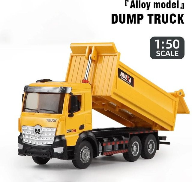 Huina Bergbau-Mischwagen Muldenkipper, Modell, 1:50 Maßstab - Bild 1