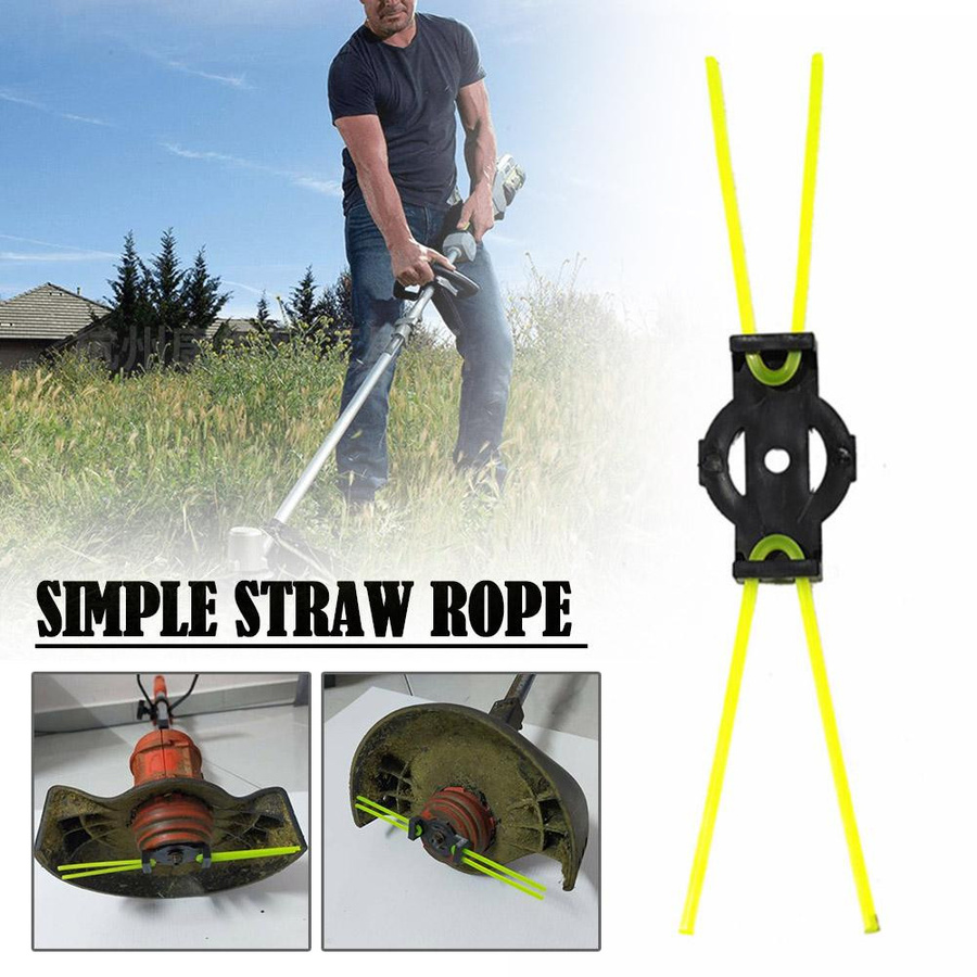 5er Set EARUELETRIC Gras-Seil-Zubehör aus Stroh für die Rasenpflege und Gartenarbeit - Bild 4
