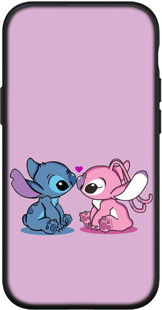 MINISO Handyhülle mit Lilo & Stitch Anime Motiv in Pink für Samsung Galaxy A13 5G und weitere Modelle - Bild 1