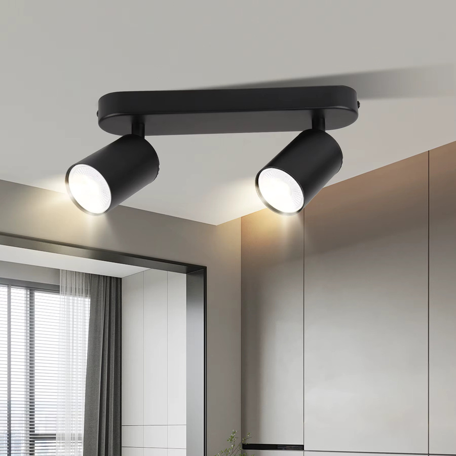 CHENBEN LED Deckenlampe als Spot-Kronleuchter mit GU10 Birne in Warm Light für Schlafzimmer und Flur - Bild 4