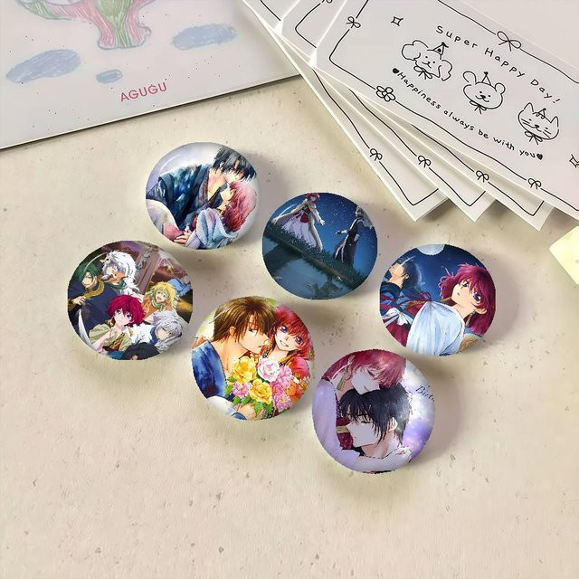 Anime Yona Of The Dawn Button Pins, Weißblech, Brosche - Bild 1