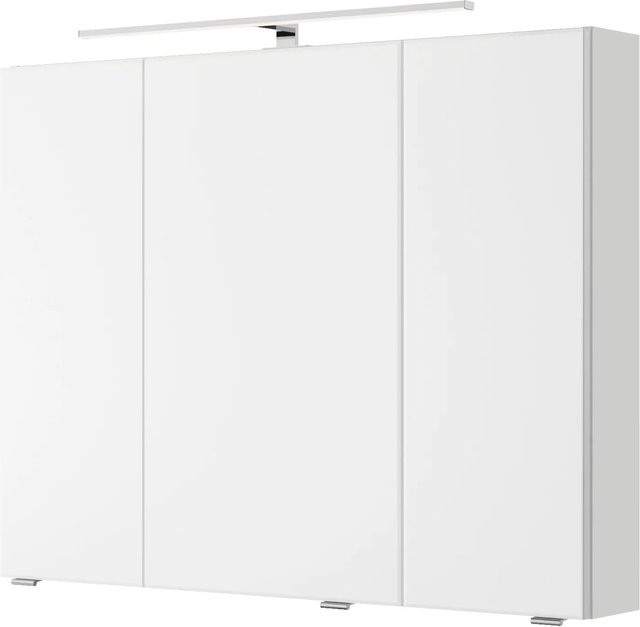 Pelipal Spiegelschrank Serie 4035 Weiß Glänzend mit Soft-Close-Türen und Wandmontage, Breite: 90 cm - Bild 1