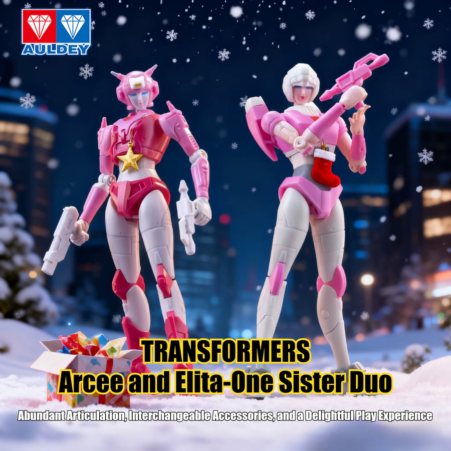 AULDEY Transformers Autobot Sisters Collection, Arcee & Elita-1 Actionfiguren, 2-teiliges Set - Bild 2