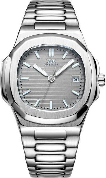PAULAREIS Armbanduhr Automatik, Edelstahl, Blau, Herren, 40 mm - Bild 1