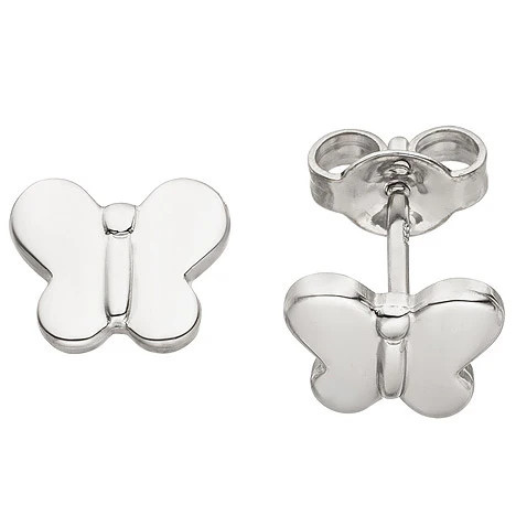 Colfem Kinder Ohrstecker Schmetterling, 925 Silber - Bild 1