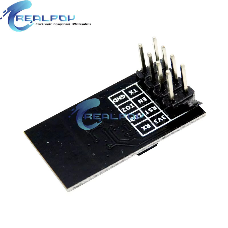 REALPOY ESP-01 Programmierer Adapter mit CH340G USB zu ESP8266 UART GPIO0 Schwarz - Bild 2