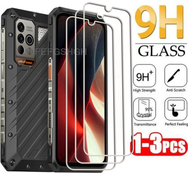 Ulefone Power Armor Schutzglas 9H Gehärtetes Glas Transparent für Power Armor 18T Ultra, 18, 18T, 19 und 19T mit 6,58 Zoll Display - Bild 1