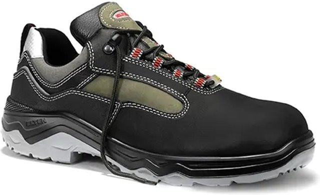 Elten Sicherheitshalbschuh Len ESD S3 aus Leder in Schwarz, Größe 41 - Bild 1