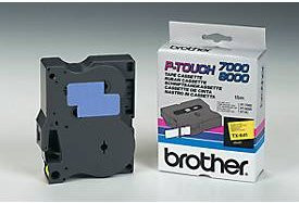 Brother Schriftbandkassette TX-641, 18 mm, Gelb/Schwarz - Bild 1