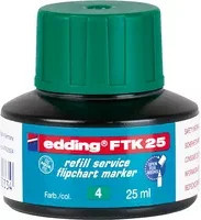 edding Nachfülltinte für Marker FTK25 in Grün, 25 ml - Bild 1