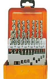 Projahn Spiralbohrer-Set UF-L aus HSS-Co, 19-teilig, Ø 1–10 mm in orangefarbener Bohrerkassette - Bild 1