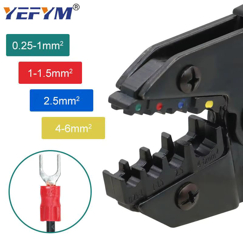 YEFYM Multifunktionale Crimpzange HS-40J aus Kohlenstoffstahl für Kappe und Koaxialkabelklemmen, Länge: 23 cm - Bild 3