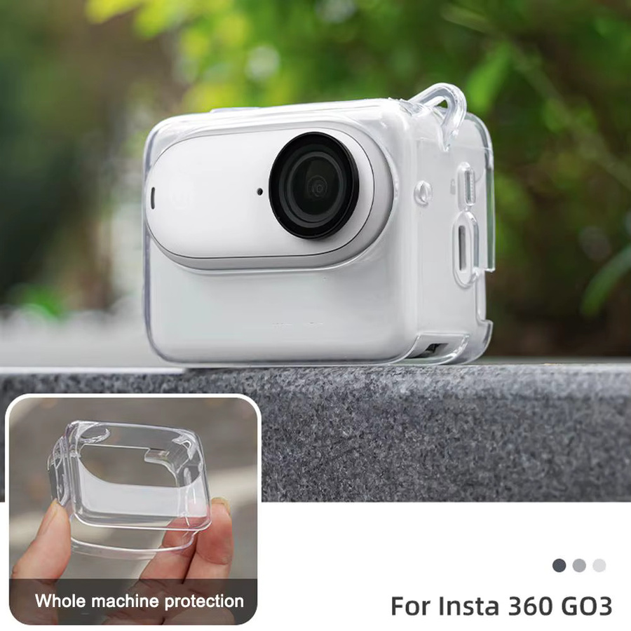 Insta360 GO3S Silikon Schutzhülle Transparente Stoßfeste Abdeckung für Deine Kamera - Bild 2