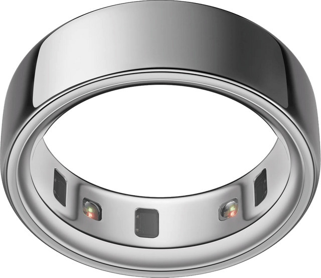 Oura Ring 4 Smart Ring Silber Größe 9 mit Sleep Tracking und Wasserfestigkeit - Bild 1