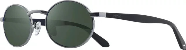 Revo Sonnenbrille Oval, Acetate, Schwarz, Herren, Vollrand - Bild 1