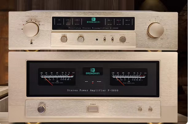 Accuphase P-5000 Stereo-Röhrenverstärker in Silber mit symmetrischem und RCA-Eingang - Bild 3