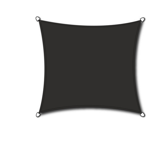 Siena Garden Sonnensegel Solino quadratisch Grau aus HDPE-Gewebe B/B: 360 x 360 cm - Bild 3