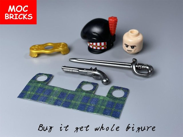 Yiran toy Bataillonskommandeur Napoleonische Kriege Figur Bausteine - Bild 1