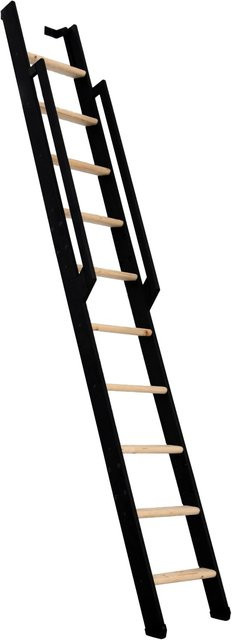 Minka Raumspartreppe Strong mit 10 Stufen für eine Geschosshöhe bis 243 cm in Anthrazit Schwarz - Bild 1