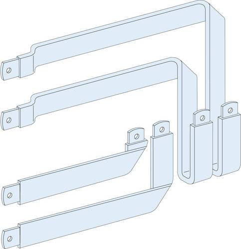 Schneider Electric PrismaSeT-P Verbindung ComPacT NSX100-250/INS250 4pol mit Verbindungsblock auf vertikaler Sammelschiene Linergy BW in Silber - Bild 1