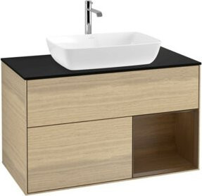 V&B Waschtischunterschrank Finion 100 in Blau - Bild 1