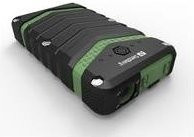 Sandberg Survivor Powerbank 20100 in Schwarz und Grün mit 20100 mAh und 2 USB-Ausgangsanschlüssen - Bild 1