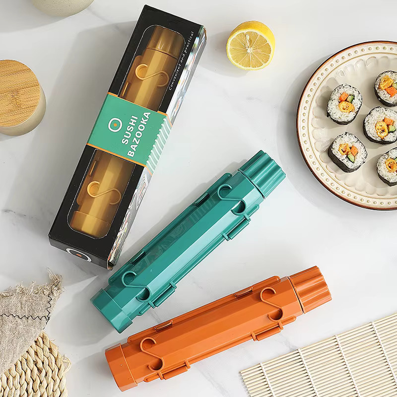 WIKHOSTAR Sushi-Maker Set in Weiß aus Kunststoff zur Herstellung von Sushi und Gimbap - Bild 4