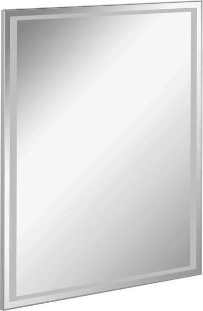 Fackelmann Framelight Spiegelelement mit LED-Beleuchtung in Grau, B/H/T: 60,5 x 70,5 x 2,2 cm, Kaltweiß - Bild 1
