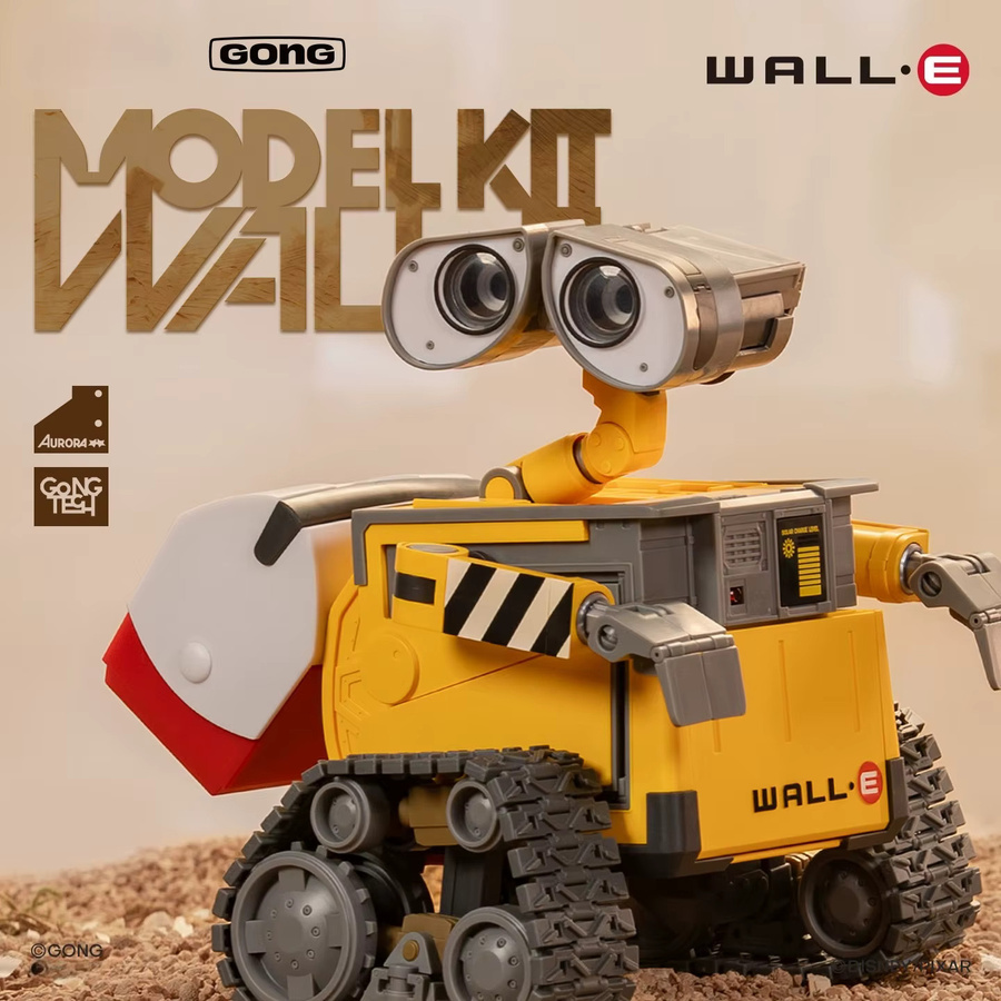 GONGG WALL-E Roboter, Modellbausatz, Figur, Gelb - Bild 4