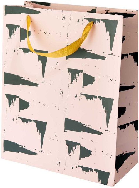 Rico Design Paper Poetry Geschenktüte Struktur in Rosa, B: 26 cm, H: 32 cm, T: 12 cm - Bild 1