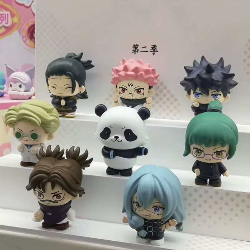Bandai Jujutsu Kaisen Blind Box Anime-Figur Gojo Satoru Serie 2 in Grau und Mehrfarbig aus Kunststoff - Bild 5