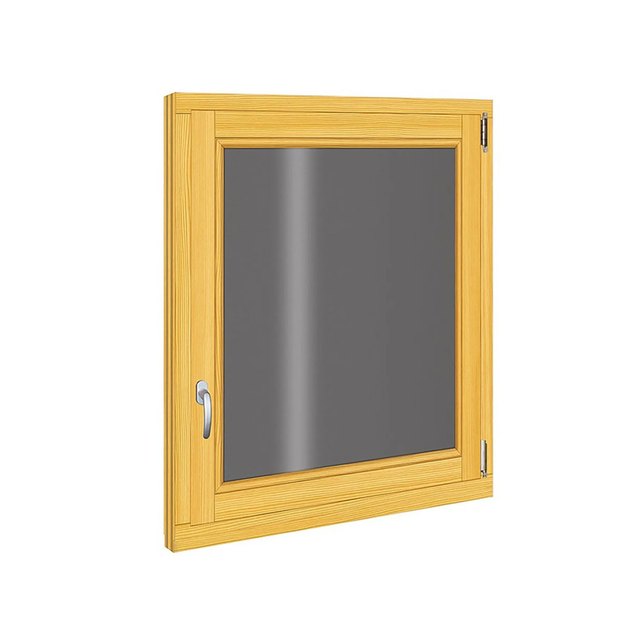 Roro Holzfenster Fichte braun B: 88 cm, H: 98 cm, DIN R, Kipp-Dreh-Funktion - Bild 2